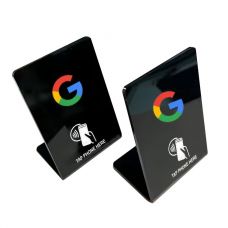 PVC NFC Google Review Standup Sign