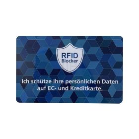 Anti-skimming Credit Card Bank Card Protection RFID Blocking Card