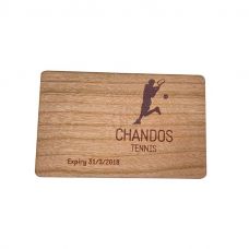 Eco Friendly Engraved Printed NFC RFID Wooden Card