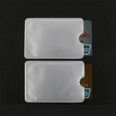Printing Logo Plastic Blocking RFID Sleeve for Credit Card